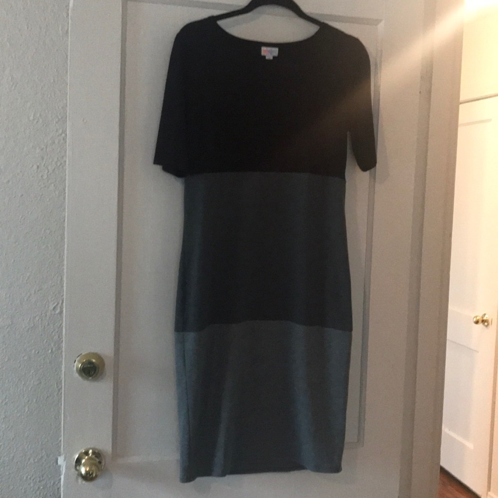 Bodycon colorblock dress